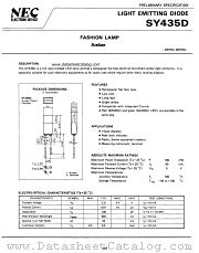 SY435D datasheet pdf NEC