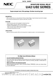 UA2-3NU-R datasheet pdf NEC