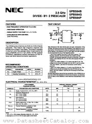 UPB584G datasheet pdf NEC