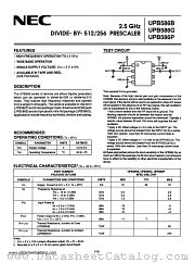 UPB586B datasheet pdf NEC