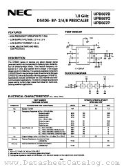 UPB587B datasheet pdf NEC