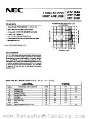 UPC1654A datasheet pdf NEC