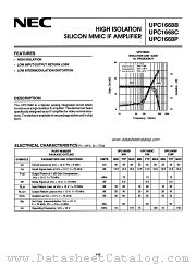 UPC1668P datasheet pdf NEC