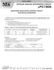 UPC1905 datasheet pdf NEC