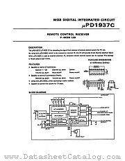 UPD1937C datasheet pdf NEC