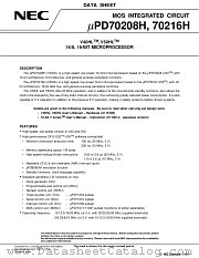 UPD70208HGF-12-3B9 datasheet pdf NEC