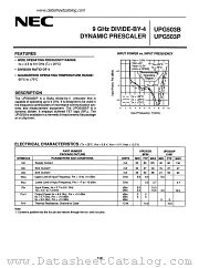 UPG503P datasheet pdf NEC