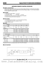 NJL21H400A datasheet pdf New Japan Radio