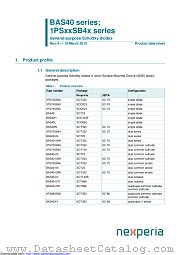 BAS40-05W datasheet pdf Nexperia
