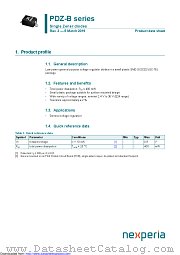 PDZ4.7B datasheet pdf Nexperia