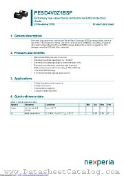 PESD4V0Z1BSF datasheet pdf Nexperia