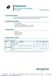 PMN30XPE datasheet pdf Nexperia