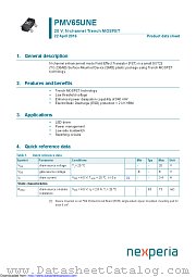 PMV65UNE datasheet pdf Nexperia