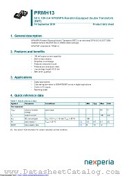 PRMH13 datasheet pdf Nexperia
