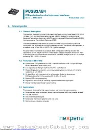 PUSB3AB4 datasheet pdf Nexperia