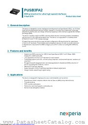 PUSB3FA2 datasheet pdf Nexperia