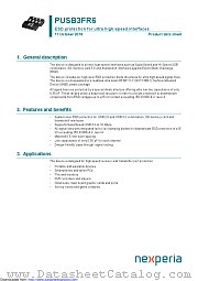 PUSB3FR6 datasheet pdf Nexperia