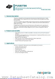 PUSB3TB6 datasheet pdf Nexperia