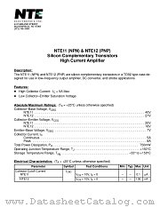 NTE11 datasheet pdf NTE Electronics