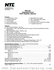 NTE1441 datasheet pdf NTE Electronics
