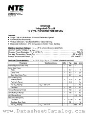 NTE1535 datasheet pdf NTE Electronics