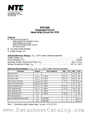 NTE1689 datasheet pdf NTE Electronics