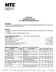 NTE1747 datasheet pdf NTE Electronics