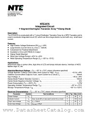 NTE2076 datasheet pdf NTE Electronics