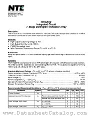 NTE2079 datasheet pdf NTE Electronics