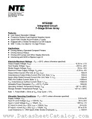 NTE2080 datasheet pdf NTE Electronics