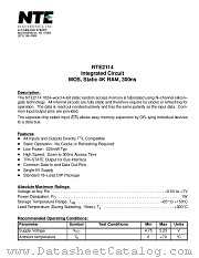 NTE2114 datasheet pdf NTE Electronics
