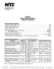 NTE233 datasheet pdf NTE Electronics