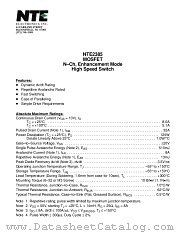 NTE2385 datasheet pdf NTE Electronics