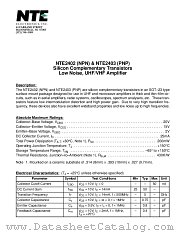 NTE2402 datasheet pdf NTE Electronics