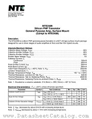 NTE2409 datasheet pdf NTE Electronics