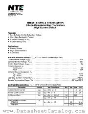 NTE2513 datasheet pdf NTE Electronics