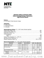 NTE2534 datasheet pdf NTE Electronics