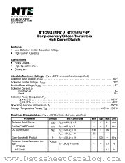 NTE2564 datasheet pdf NTE Electronics