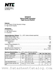 NTE2572 datasheet pdf NTE Electronics