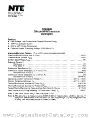 NTE2638 datasheet pdf NTE Electronics