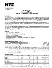 NTE2732A datasheet pdf NTE Electronics