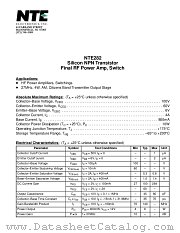 NTE282 datasheet pdf NTE Electronics
