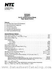 NTE2941 datasheet pdf NTE Electronics
