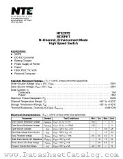 NTE2972 datasheet pdf NTE Electronics