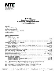 NTE2980 datasheet pdf NTE Electronics