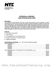 NTE3024 datasheet pdf NTE Electronics