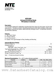 NTE3028 datasheet pdf NTE Electronics