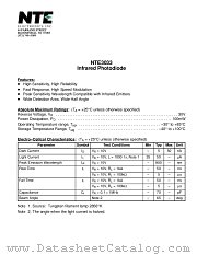 NTE3033 datasheet pdf NTE Electronics