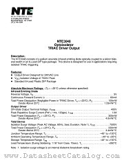 NTE3048 datasheet pdf NTE Electronics
