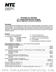 NTE3056 datasheet pdf NTE Electronics